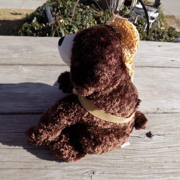 GEMMY INDUSTRIES FISHERMAN WORN HAT Fish Basket plush animal stuffed animal READ - Picture 8 of 10